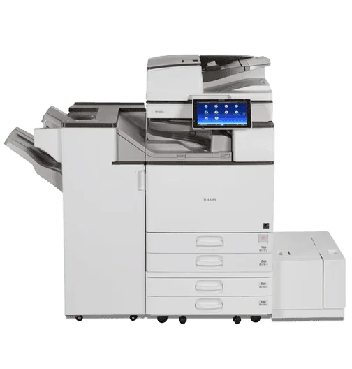 Ricoh MP C4504 low-meter color multifunction copier – Copier Liquidation Center