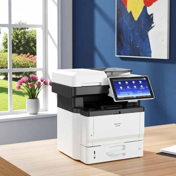 Used Ricoh IM 430 black and white copier for sale – low meter office multifunction printer