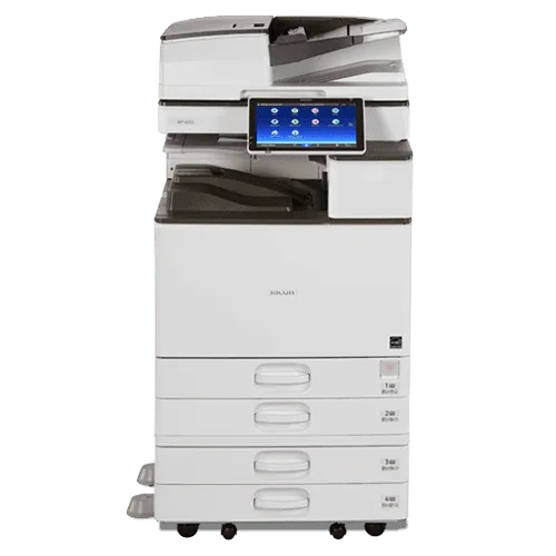 Ricoh MP 3555SP low-meter B&W multifunction copier – Copier Liquidation Center