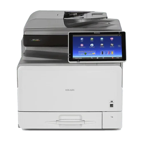 Used Ricoh MP C307 compact color copier – Copier Liquidation Center