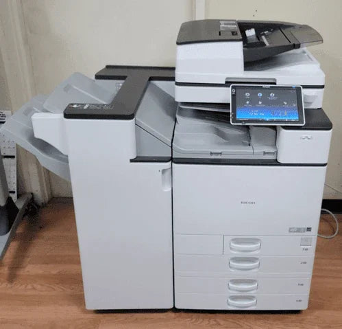 Ricoh MP C6004EX low-meter color multifunction copier – Copier Liquidation Center